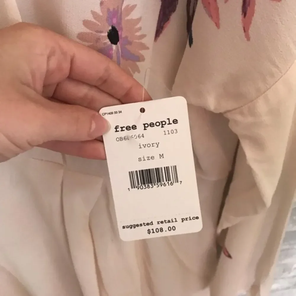 NWT‎ free People Gemma tunic mini dress
